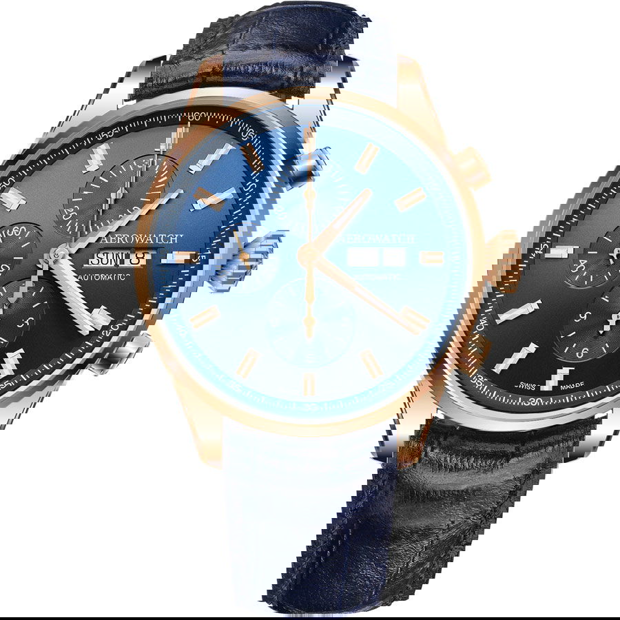 Aerowatch Les Grandes Classiques Collection Chrono Day-Date