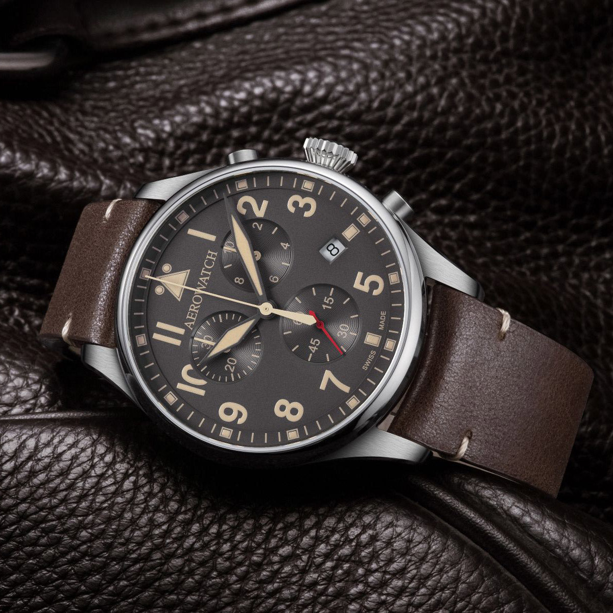 Aerowatch Les Grandes Classiques Chrono Pilot Quarz