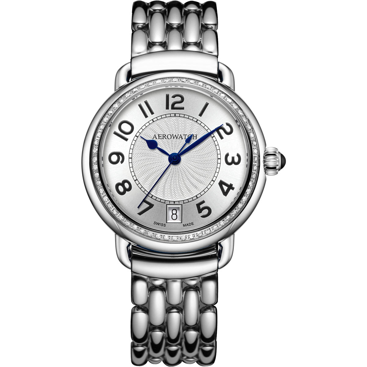 Aerowatch 1942 Lady Automatic Diamond