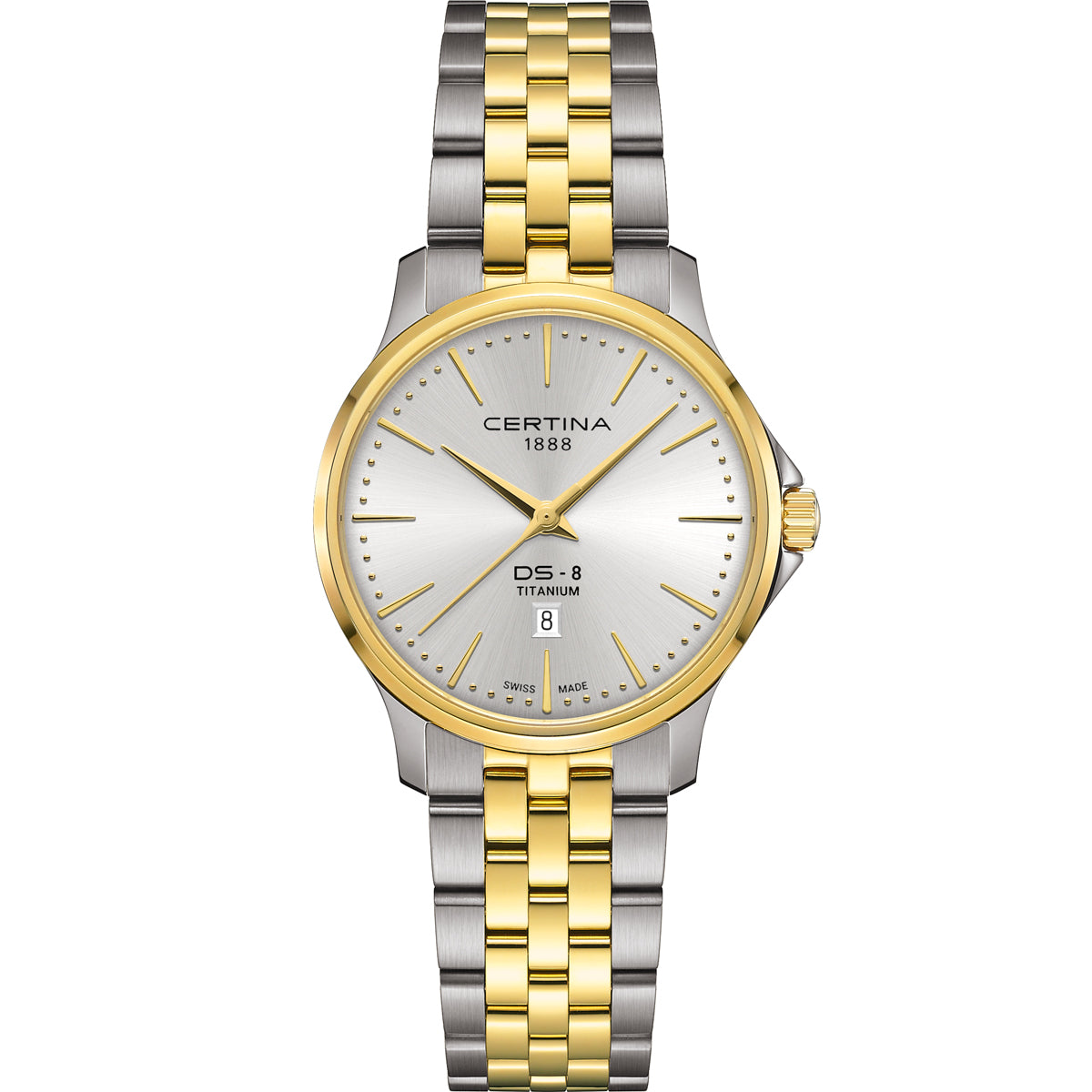 ザモラマリアクリスティーヌ Certina DS-8 Lady 31mm Titanium Swiss Quartz Watch | Silver Dial
