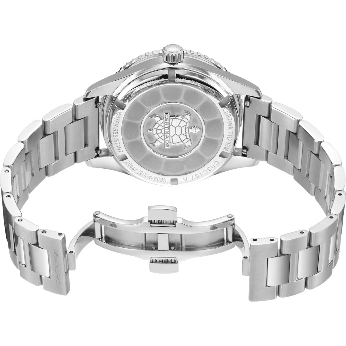 Certina DS PH200M Powermatic 80 Luxoia Special Edition — buckle detail
