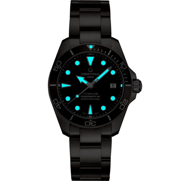 Certina aqua ds shop action diver powermatic 80