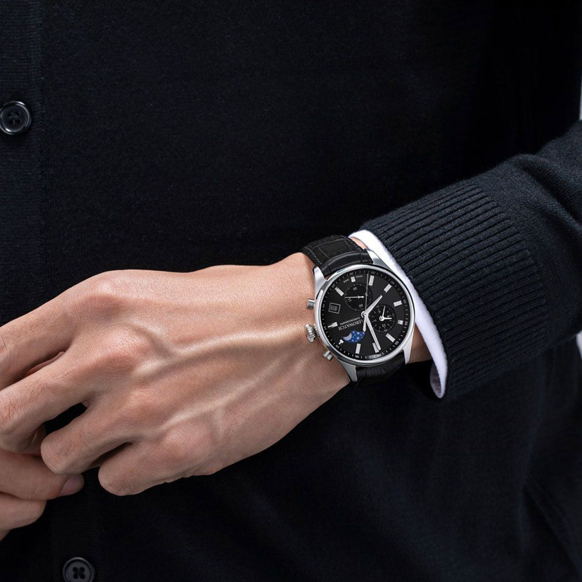 Aerowatch Les Grandes Classiques Chronograph Moon Phase
