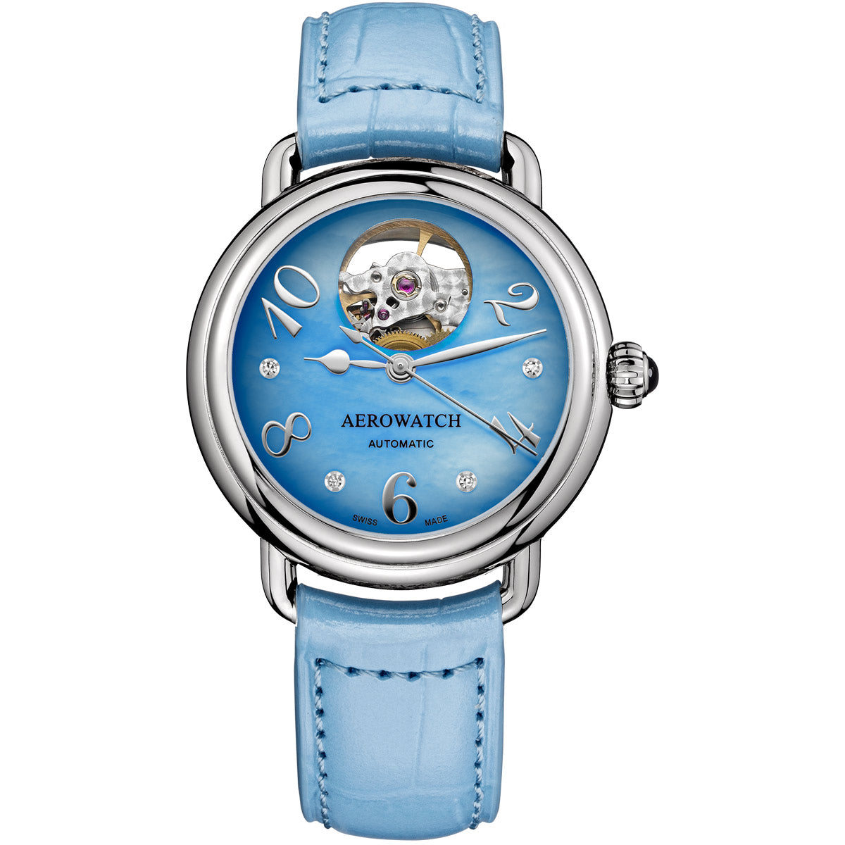 Aerowatch 1942 Lady Elegance Automatic Open Heart