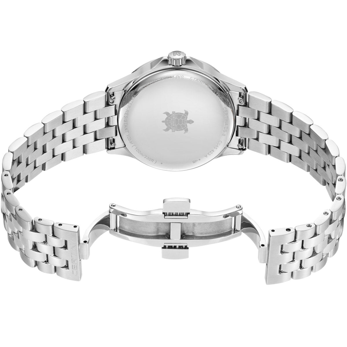 Certina DS-8 Moonphase Gent Blue Dial Steel Bracelet - Swiss Watch