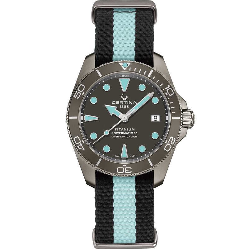 Certina DS Action Diver Powermatic 80 (38 mm) - C032.807.44.081.00 incl. additional nato strap