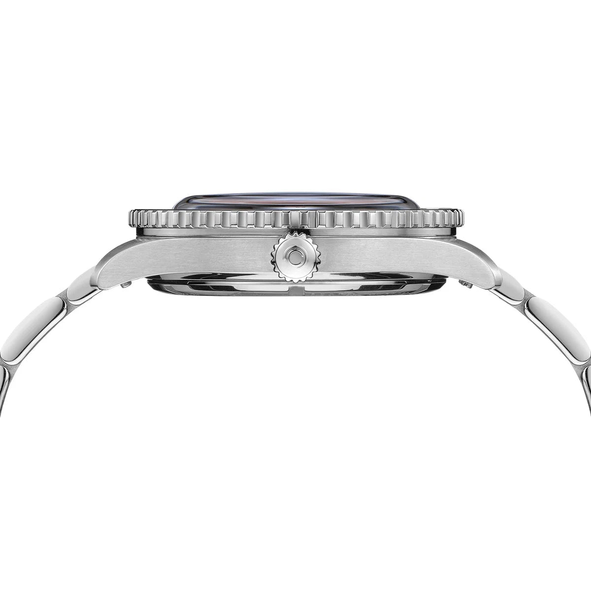 Certina DS PH200M Powermatic 80 Luxoia Special Edition — side profile showing case thickness and black bezel