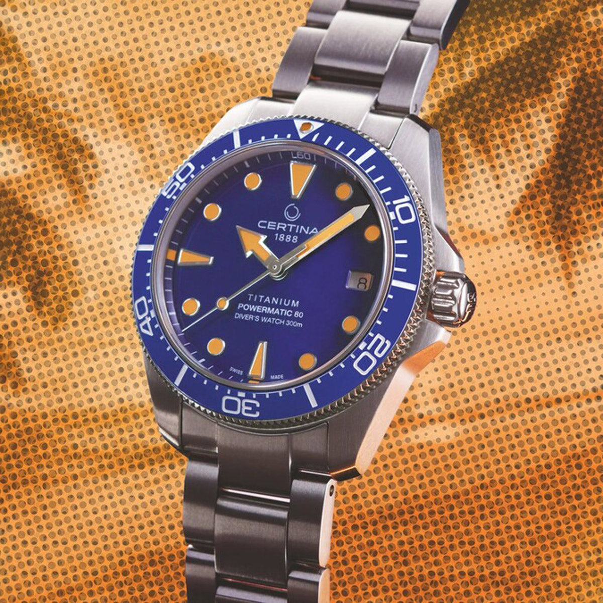 Certina DS Action Diver 38mm Titanium – Lifestyle Shot 2