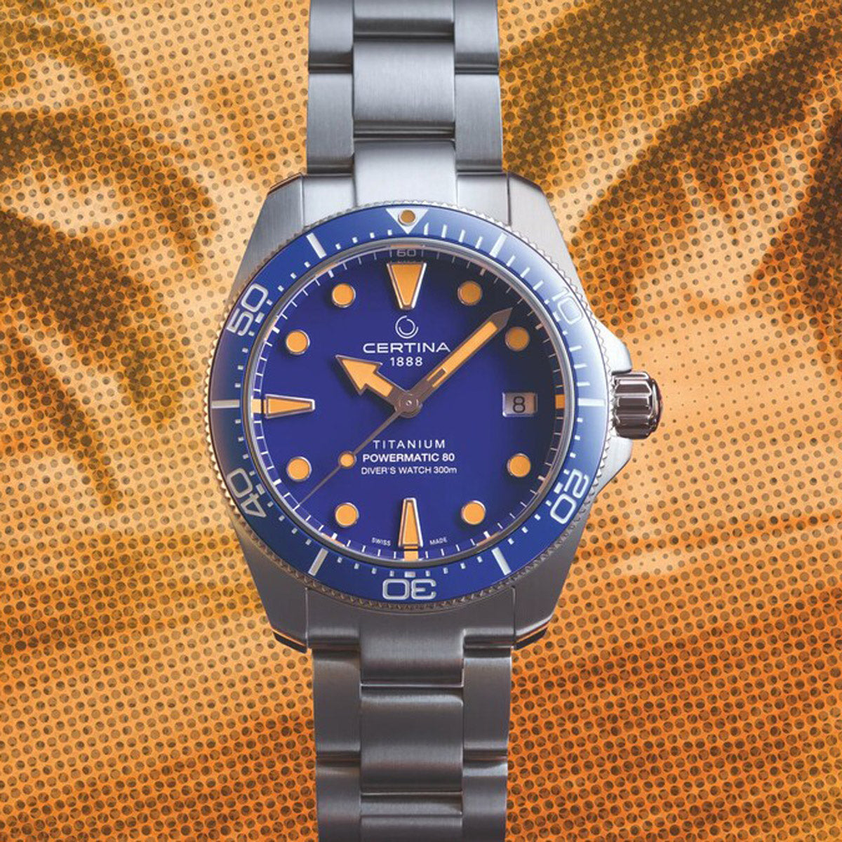 Certina DS Action Diver 38mm Titanium – Lifestyle Shot