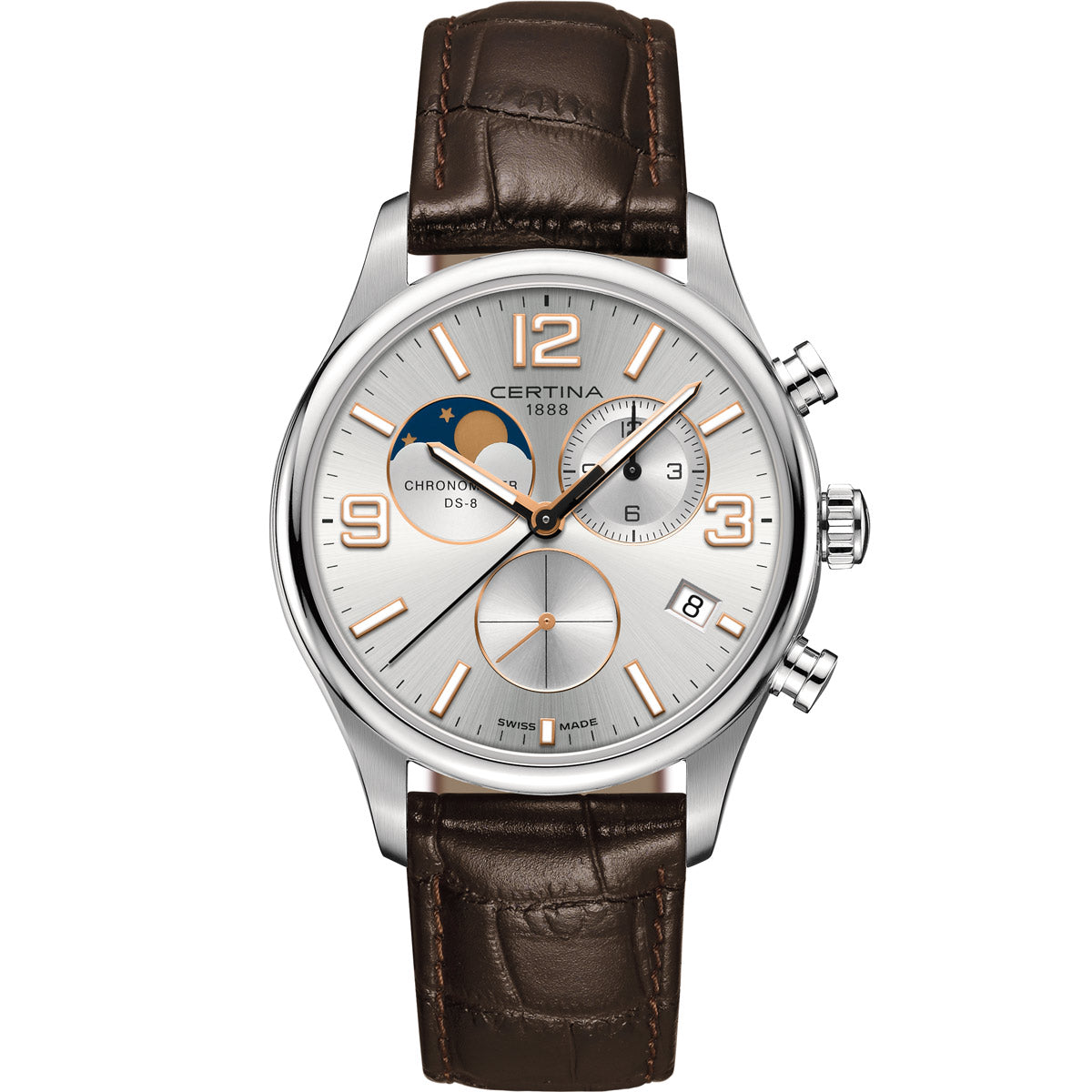 Certina DS8 cronógrafo Moonphase - C033.460.16.037.00