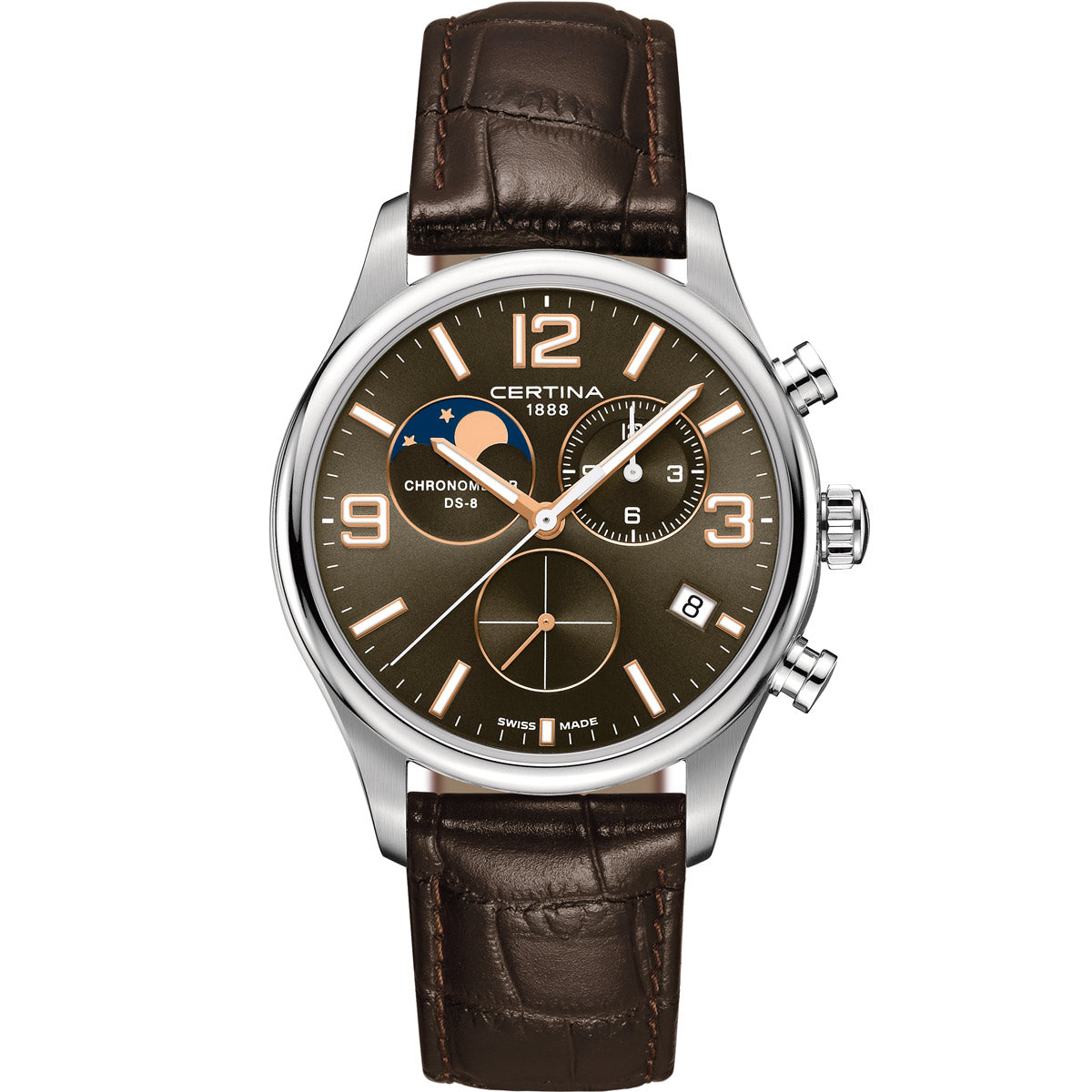 Certina DS8 cronógrafo Moonphase - C033.460.16.087.00