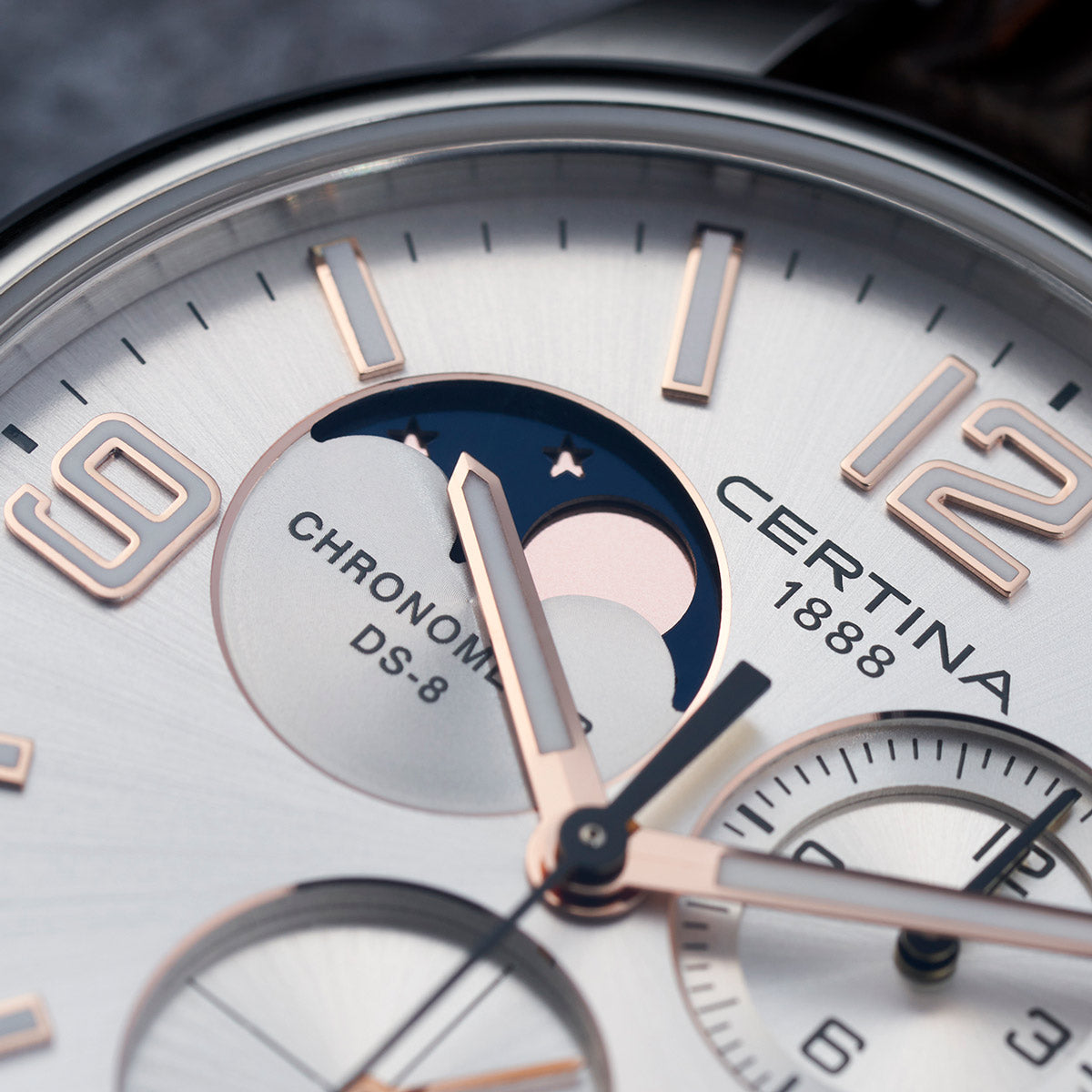 Certina DS8 cronógrafo Moonphase - C033.460.16.037.00